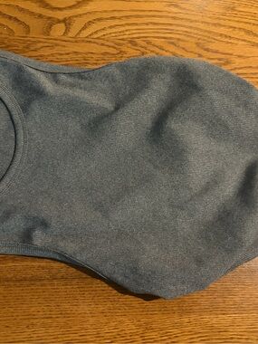 Women’s grey, white and black cinched tanks